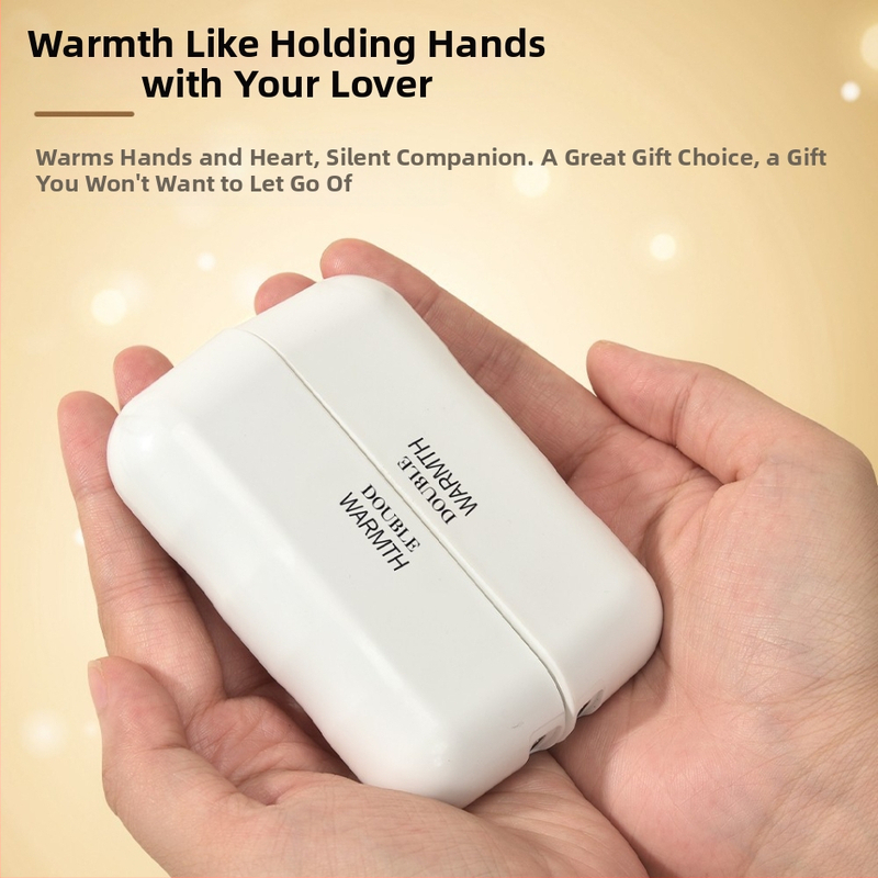 Magický rozdelený ohrievač rúk, mini prenosný 2-in-1 USB nabíjateľný