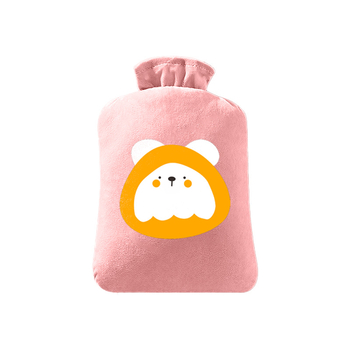 Плюшена бутилка с гореща вода за крака и ръце, нагревател за талията и компрес за стомаха