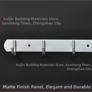 Umeraș din aluminiu spațial pentru paltoane și prosoape, montat pe perete, design practic modern