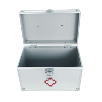 Преносима алуминиева аптечна кутия за домашна употреба и спешни случаи