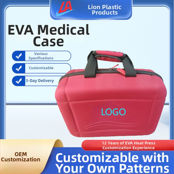 Leon EVA комплект за първа помощ – преносим твърд корпус за спешни ситуации на открито и в автомобил, медицински комплект за превенция на епидемии