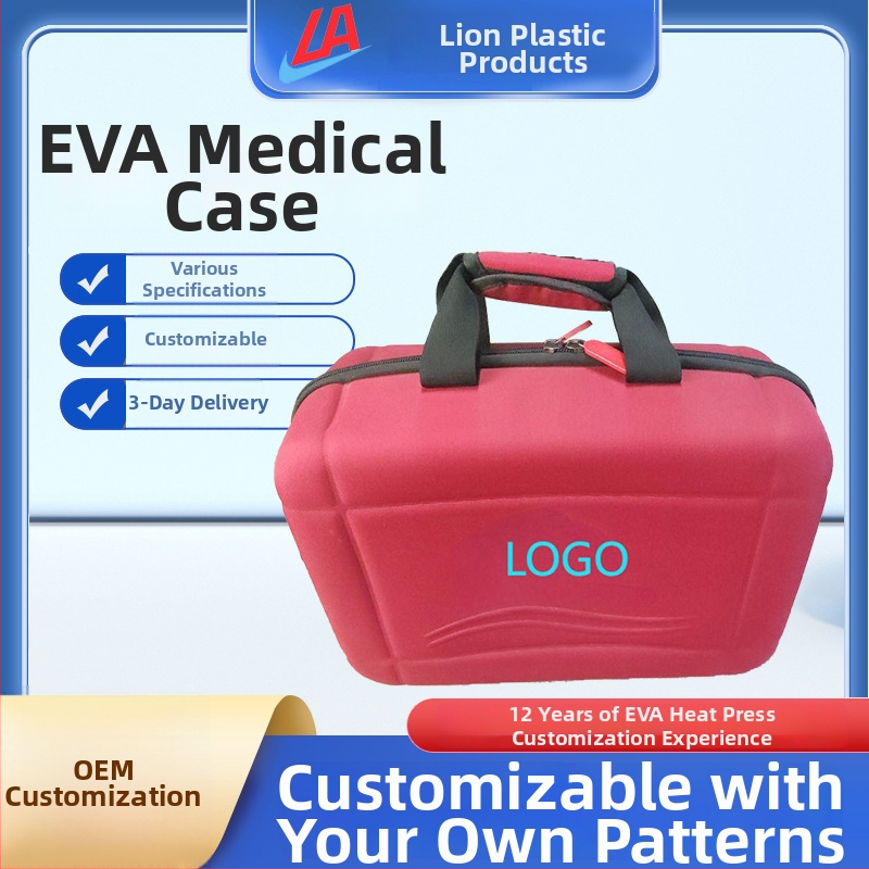 Leon EVA комплект за първа помощ – преносим твърд корпус за спешни ситуации на открито и в автомобил, медицински комплект за превенция на епидемии