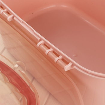 Пластмасова кутия за съхранение, голяма настолна кутия за дома, многослойна преносима кутия за лекарства и първа помощ, с множество отделения