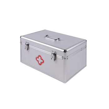 Портативна полева метална аптечка, алуминиева спешна аптечна кутия и кутия за съхранение на лекарства