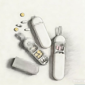 Преносим контейнер за лекарства, голям капацитет, три отделения, влагозащита и прахозащита, еднодневна кутия за таблетки