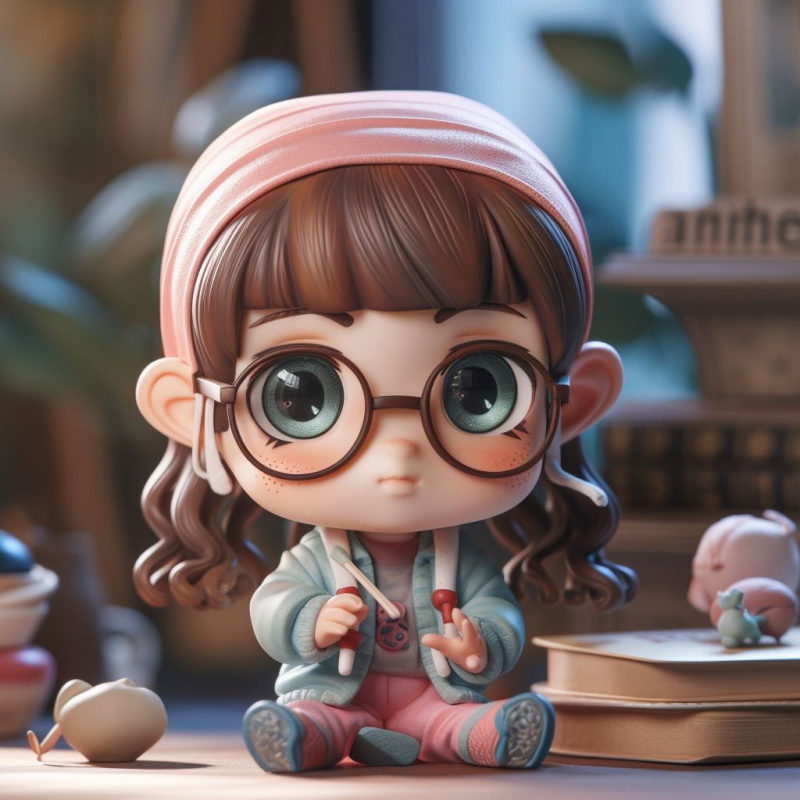 Персонализирана PU смолена карикатурна figurка – 3D симпатичен талисман