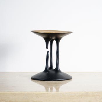 Свещник от смола в стил Ваки-Саби