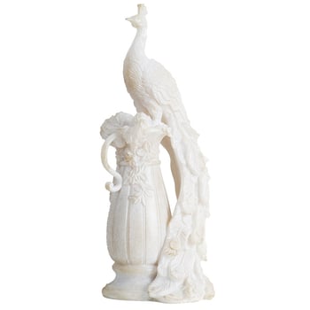 Европейски стил луксозна декоративна фигура – паун, за телевизионен шкаф, домашна и градинска украса, сватбен реквизит