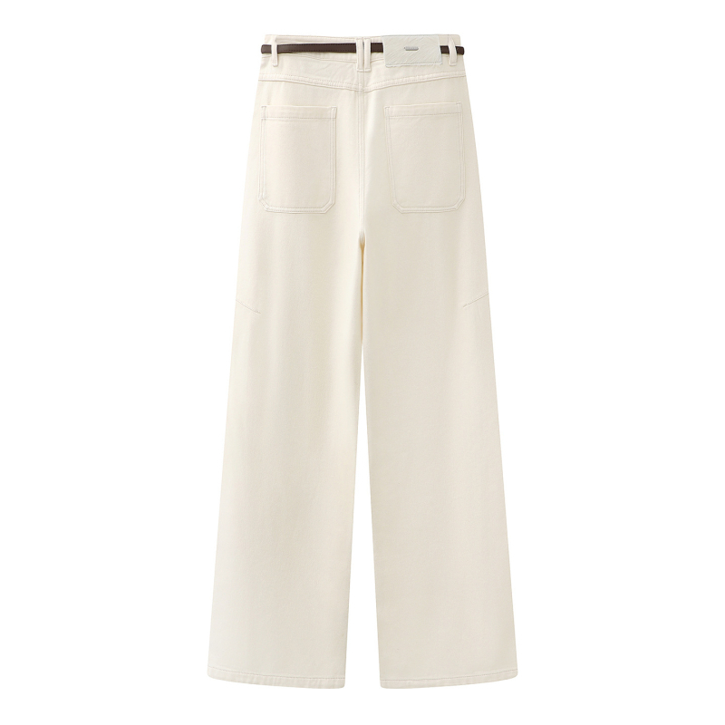 В наличност: 2025 зимни нови дънки в прост стил, Casual Scimitar Jeans 91302088