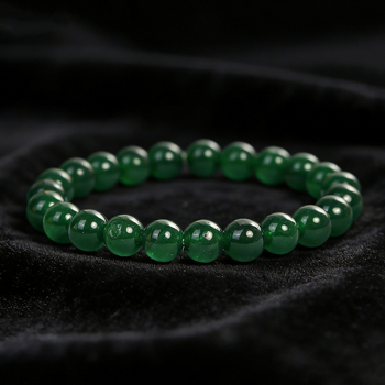 Narukvica od perli Malay Jade - ručno izrađeni prirodni kamen, unisex