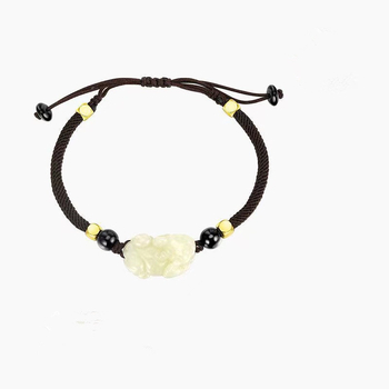 Pixiu narukvica od Hetijanskog nefrita - unisex modni nakit za muškarce i žene