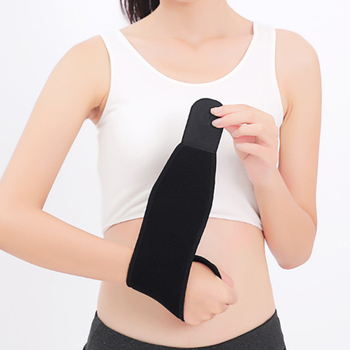 Suport pentru încheietură sportiv din neopren, cu curele de compresie reglabile, respirabil, protecție împotriva entorselor