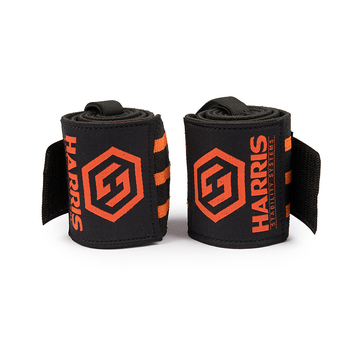 Protector de încheietură Harris, cu dungi negre și portocalii, 62 cm