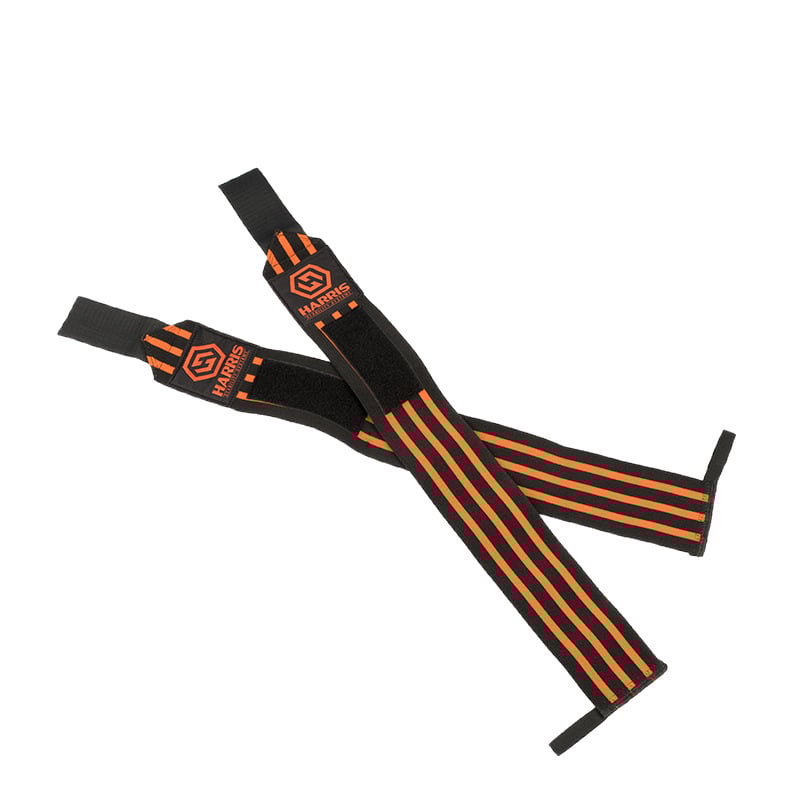 Protector de încheietură Harris, cu dungi negre și portocalii, 62 cm