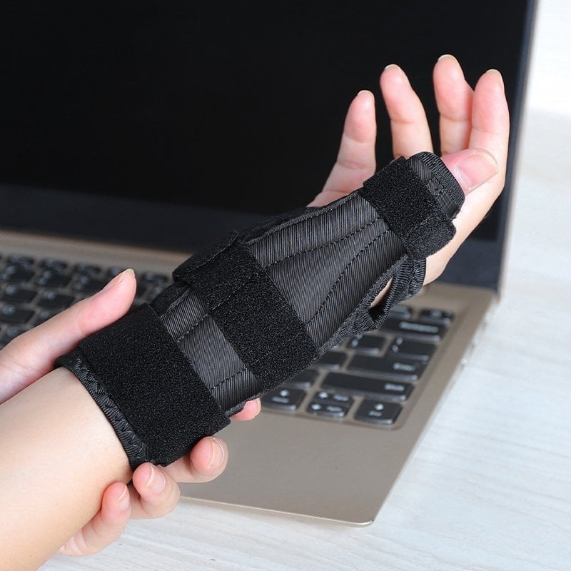 Manșetă reglabilă pentru încheietură cu protecție a tendonului la degetul mare, mănuși respirabile pentru încheietură