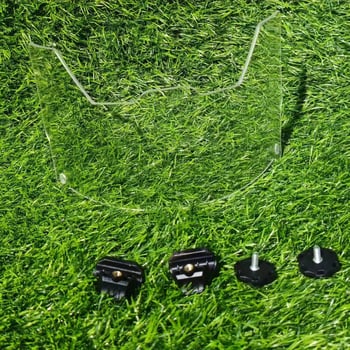 Mărime universală: ochelari transparenți de protecție pentru cască de fotbal american, rezistenți la zgârieturi, vizieră