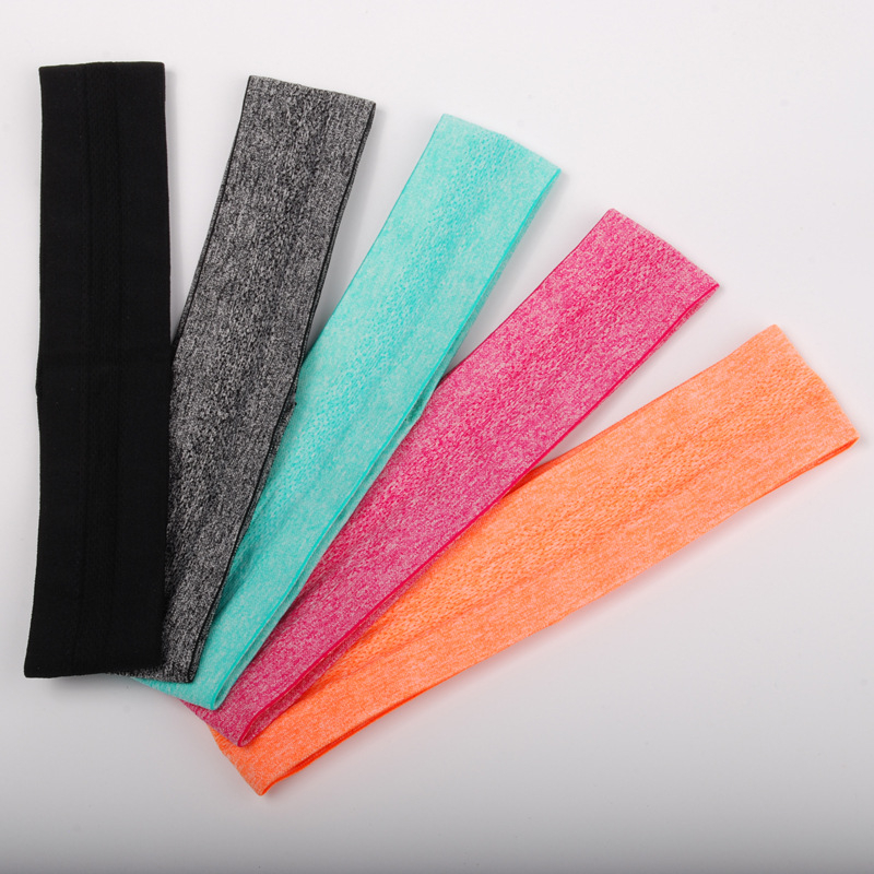 Bandă pentru cap din nylon pentru yoga, alergare și ciclism – accesorii sportive pentru exterior, absorbante de transpirație