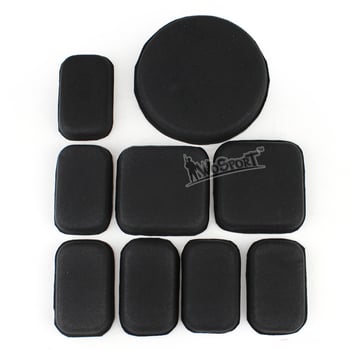 WOSPORT Set accesorii cască pentru teren în aer liber cu căptușeală EVA și Velcro