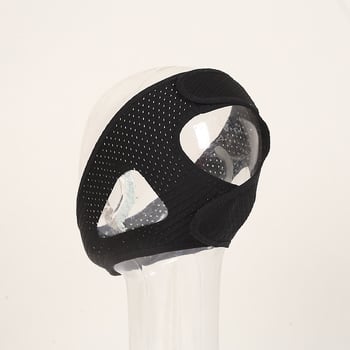 Bandă triunghiulară pentru cap, unisex, pentru corectarea respirației pe gură, suport pentru bărbie, anti-sforăit, material de scufundări