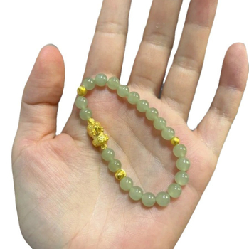 Nova narukvica Pixiu za djecu u retro kineskom stilu, jednostavna i moderna, imitacija Hetian jadea, elegantna i svestrana