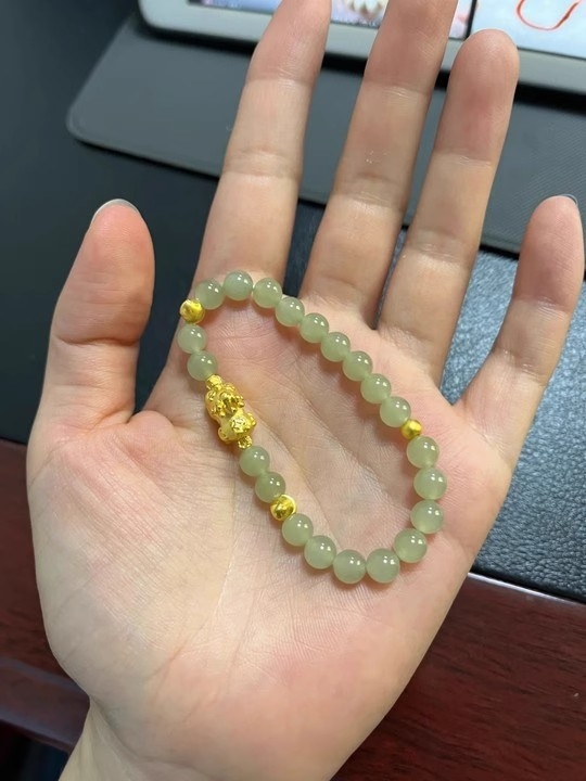 Nova narukvica Pixiu za djecu u retro kineskom stilu, jednostavna i moderna, imitacija Hetian jadea, elegantna i svestrana