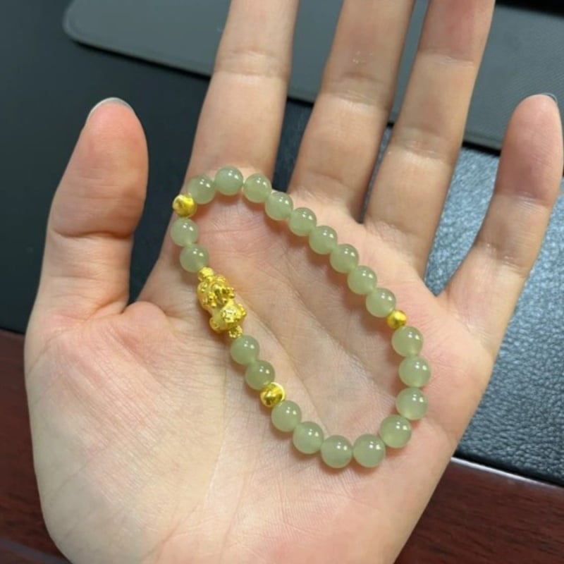 Nova narukvica Pixiu za djecu u retro kineskom stilu, jednostavna i moderna, imitacija Hetian jadea, elegantna i svestrana