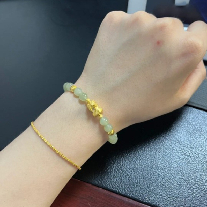 Nova narukvica Pixiu za djecu u retro kineskom stilu, jednostavna i moderna, imitacija Hetian jadea, elegantna i svestrana