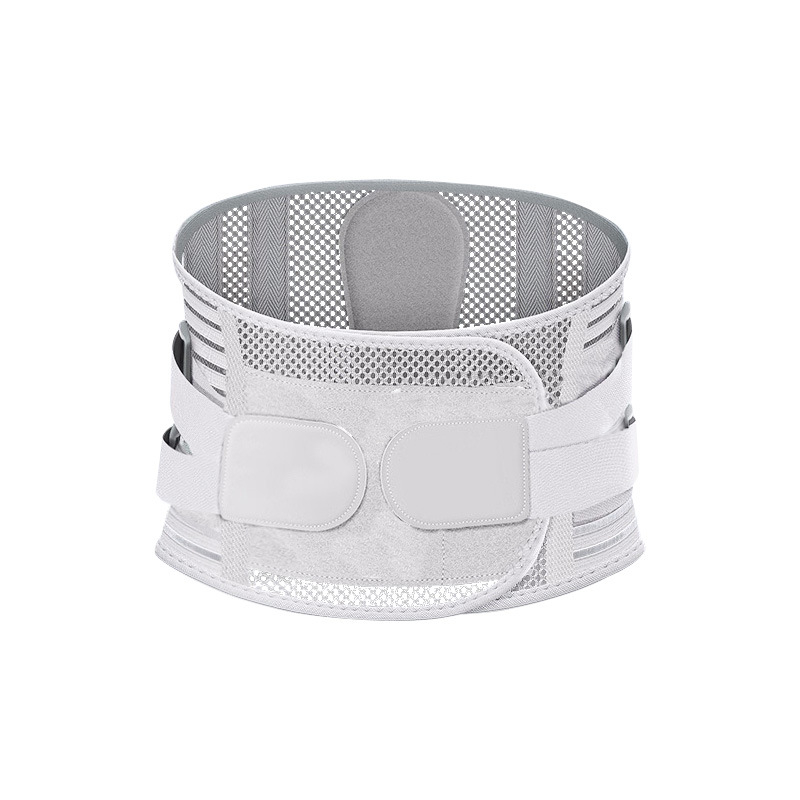Дишащ колан за кръста за мъже и жени, предназначен за възстановяване от дискова херния, пояс с опора от стоманена плоча