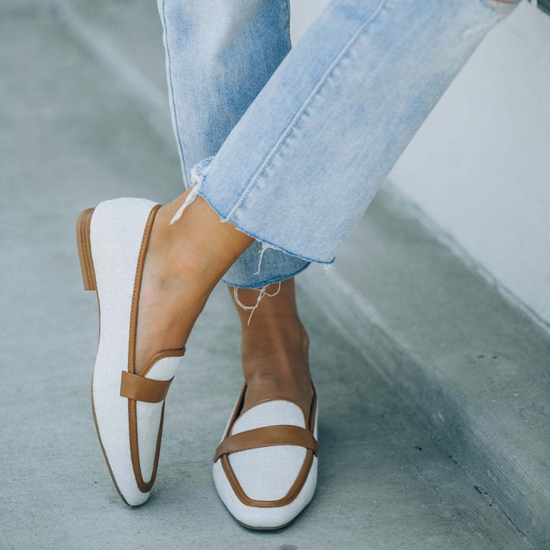 Ženski loafer s okruglim vrhom, gornji dio od velura, niski profil, casual cipele, jednobojne boje, gumeni potplat, veličine 40-43