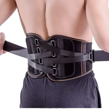Centură de susținere a lombarului, reglabilă, pentru antrenament, stabilizare în timpul genuflexiilor și compresie abdominală