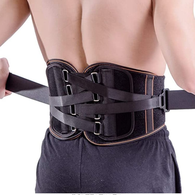 Centură de susținere a lombarului, reglabilă, pentru antrenament, stabilizare în timpul genuflexiilor și compresie abdominală