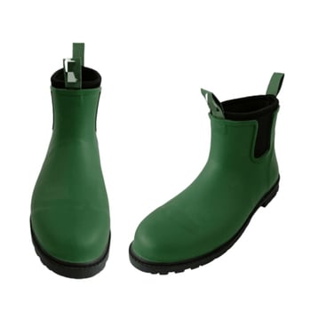 Női rövid Chelsea esőcsizma, vízálló gumiból, csúszásmentes talppal, minden évszakra, zöld és kamuflázs
