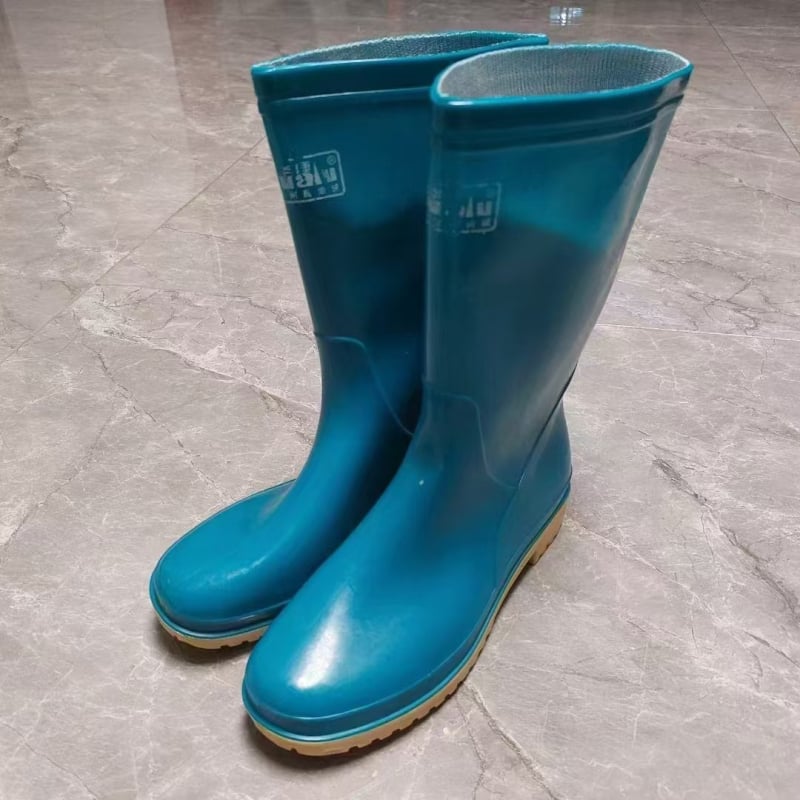 Női magas szárú esőcsizma pamuttal bélelt, meleg, 28 cm magas szár, vastag gumitalp