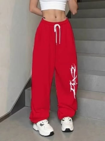 Панталони за джаз танци за жени, свободна кройка, уличен стил, хип-хоп, със стягащ ефект