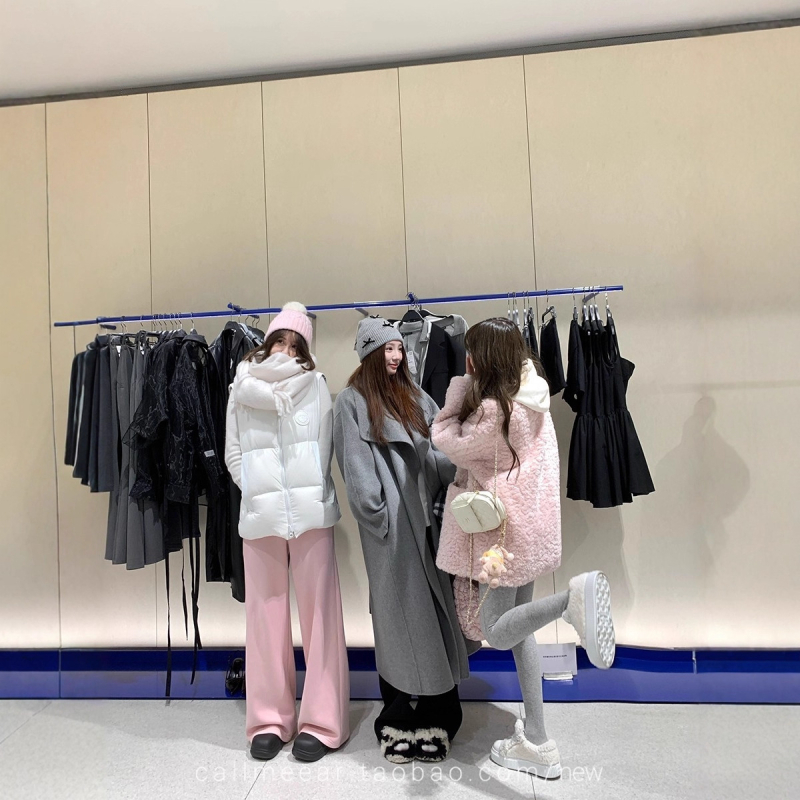 CallmeEar Зимни подплатени флисови спортни панталони за жени, средно-ниска талия, свободен прав крой, широки крачоли, ежедневни панталони