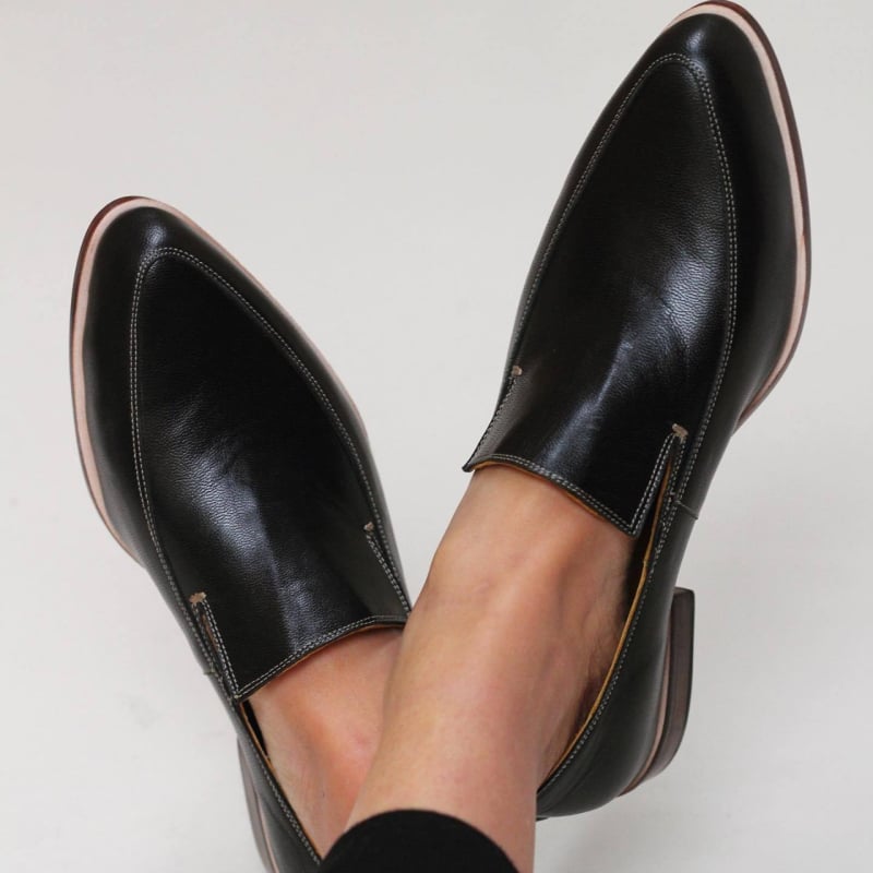 Női mindennapi slip-on cipő alacsony sarkú, kerek orr, PU felsőrész, méretek 40–43