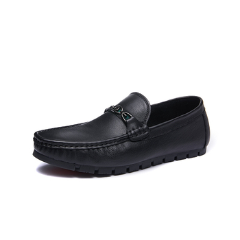 Férfiaknak készült természetes bőrből készült loaferek, ultra-soft slip-on, hétköznapi cipők tavasz 2026