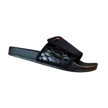 Férfi kültéri flip-flopok, állítható Velcro-vel és mikroszálas bőrpántokkal