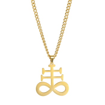 Трансгранична търговия с колие от титаниева стомана с модел, наподобяващ йероглифа "去" (qu, което означава "отивам") ​​- директни продажби от фабриката на колиета от неръждаема стомана за мъже и жени.