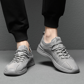 Дишащи мъжки платнени обувки, летен стил, вдъхновени от пустошта, ултралеки, мека подметка, ежедневни маратонки