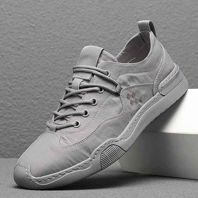 Дишащи мъжки платнени обувки, летен стил, вдъхновени от пустошта, ултралеки, мека подметка, ежедневни маратонки