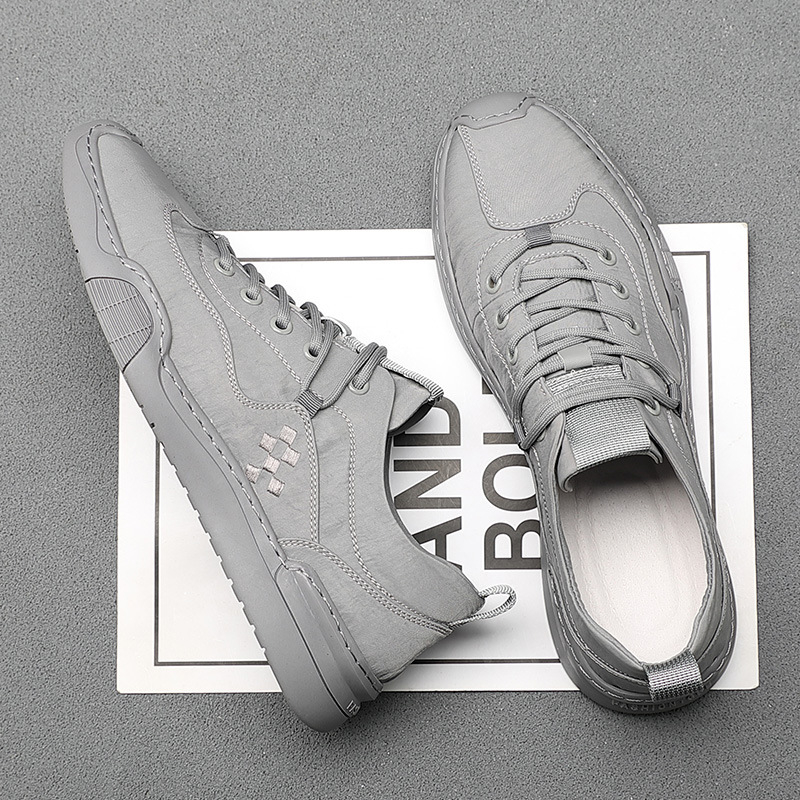 Дишащи мъжки платнени обувки, летен стил, вдъхновени от пустошта, ултралеки, мека подметка, ежедневни маратонки