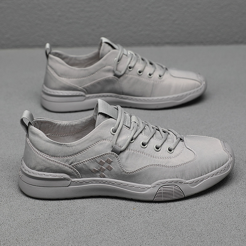 Дишащи мъжки платнени обувки, летен стил, вдъхновени от пустошта, ултралеки, мека подметка, ежедневни маратонки