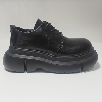 Унисекс платформени дерби обувки с дебела подметка, ежедневни обувки на връзки, повишават височината