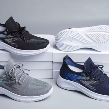 Пролет 2025: мъжки дишащи обувки Flyknit – леки ежедневни маратонки за бягане