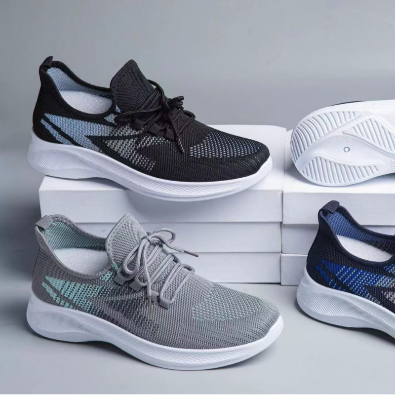Пролет 2025: мъжки дишащи обувки Flyknit – леки ежедневни маратонки за бягане