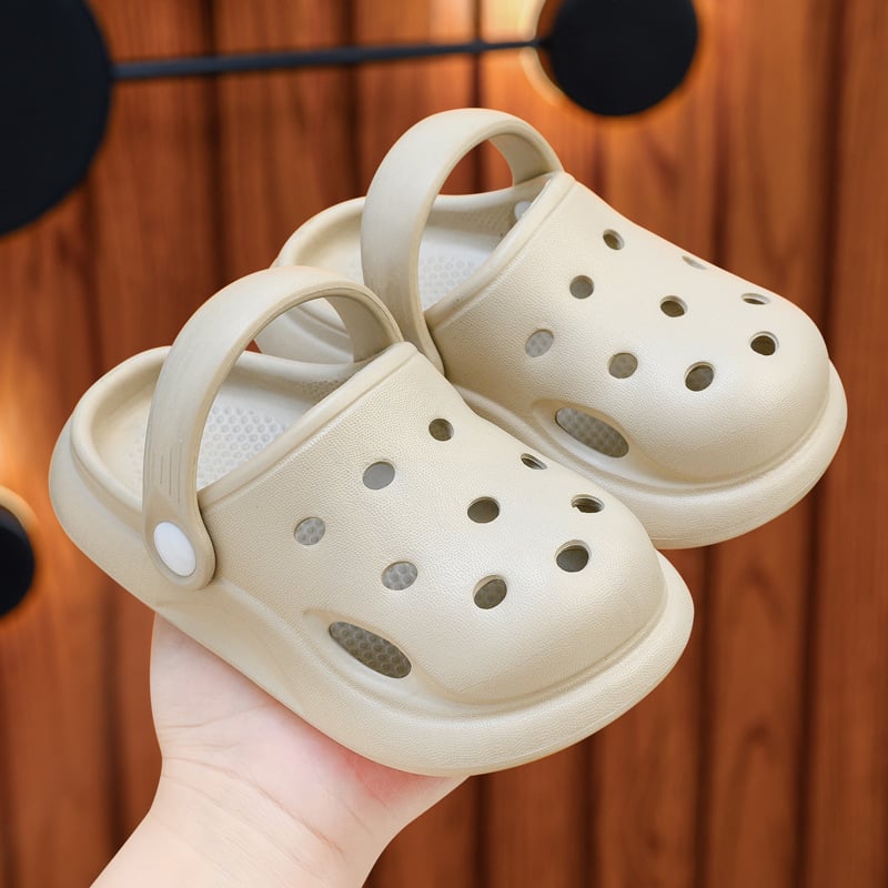 EVA Детски затворени чехли за вътрешна употреба с неслизваща подметка — летни обувки за деца