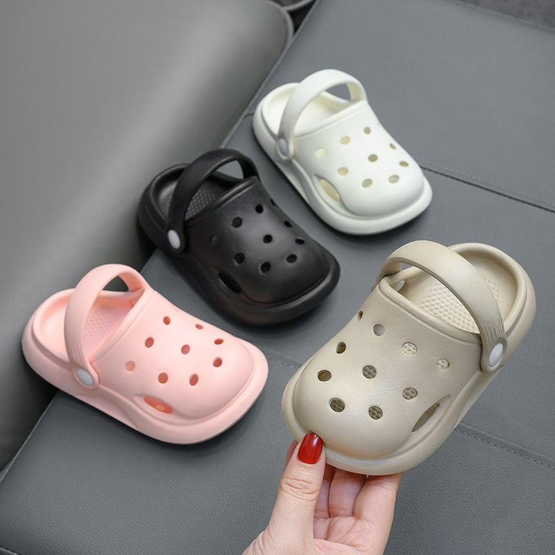 EVA Детски затворени чехли за вътрешна употреба с неслизваща подметка — летни обувки за деца