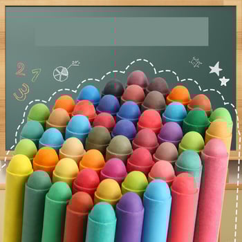 Χρωματιστή κιμωλία διαλυτή στο νερό, με καθαρά χέρια, χωρίς σκόνη, κατάλληλη για σχέδιο παιδιών και χρήση σε τάξεις δασκάλων.