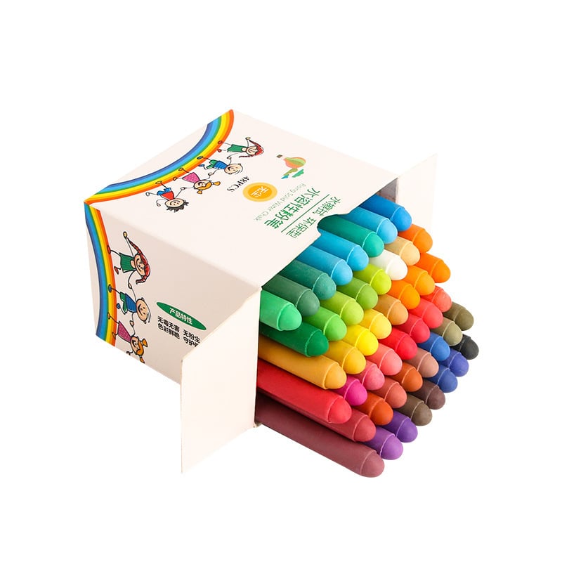 Χρωματιστή κιμωλία διαλυτή στο νερό, με καθαρά χέρια, χωρίς σκόνη, κατάλληλη για σχέδιο παιδιών και χρήση σε τάξεις δασκάλων.